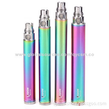 2014 Vision Spinner Rainbow Variable Voltage Batteries for 650/900/Ecig